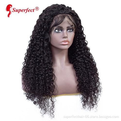 150% Density Brazilian Hair Water Wave Wig With Baby Hair  Pre Plucked Natural Hairline  Lace Front Human Hair Wigs
